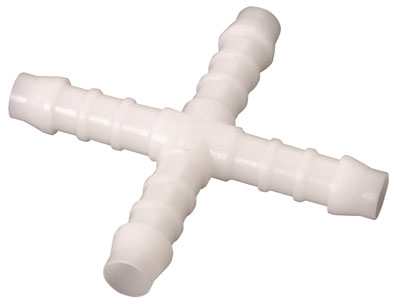 04mm ID EQUAL CROSS PUSH-ON WHITE KS4 - NOR-KS4