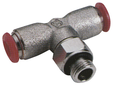 06mm OD x M5 METRIC MALE SWIVEL TEE PUSH-IN - P12-6-M5