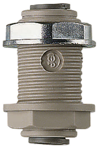 5/16" x 1/2" (BSPT Thread) Bulkhead Connector - PM1208S