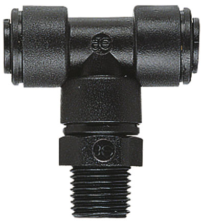 10mm x 1/4" (BSPT Thread) Swivel Tee Centre Leg - PM101002E