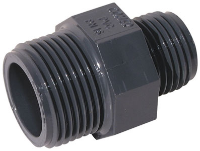 3/4" x 1/2" BSP REDUCING NIPPLE - PVRN34-12