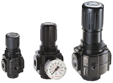 G1/4" PRESSURE REGULATOR RELIEVING 0.3-10 BAR 33 FLOW dm/s - R72G-2GK-RMN