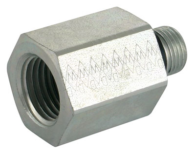 1/4" x 1/2" BSPP M/FEM BUSH/SEAL STEEL - REDR1/4X1/2