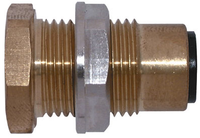 6mm x 1/4" x 3/8" Bulkhead Adaptor - RM070612