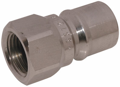 1/2" BSP FEMALE PLUG 303SS NITRILE SEAL - S72N8-8