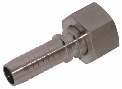 3/4" BSP FEMALE SW x 3/4" HOSETAIL STAINLESTAINLESS STEEL STEEL - SFI20-34