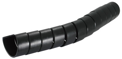 13-18mm ID SPIRAL GUARD HDPE BLACK - SGX-16