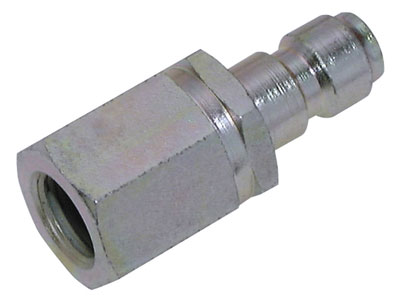 1/8" BSPP FEMALE STEEL PLUG VALVED VITON - TE-2320 V