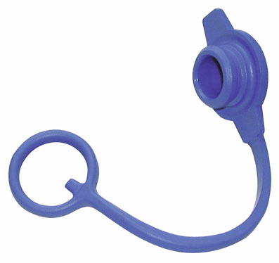 1" DUST PLUG PLASTIC BLUE - TE-10016