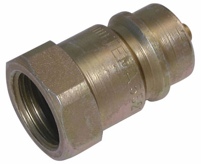 1/4" BSPP FEMALE STEEL ISO A PLUG - TE-IA2520