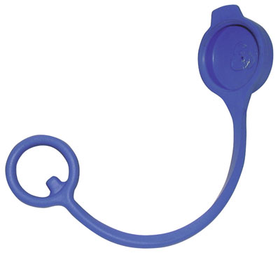 1" DUST CAP PLASTIC BLUE - TE-TIF10016