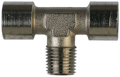 3/4" FEMALE/MALE/FEMALE EQUAL TEE BRASS PLATED - TKL26