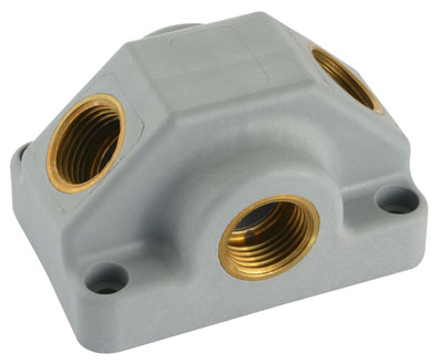 1 x 3/4" BSPP INLET, 3 x 1/2" BSPP OUTLETS - VDK30