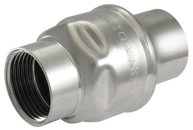 11/2" BSP 304 STAINLESS STEEL SPRING CHECK VALVE - VSCCRO30424