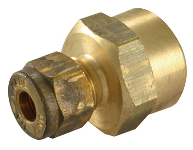 3/8" OD x 1/2" BSPP FEMALE STUD COUPLING - WADE-7088/11