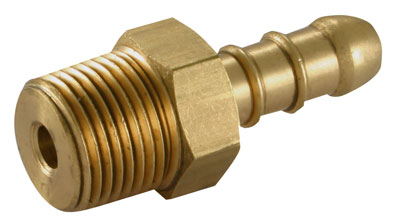 1/4" OD X 1/8" BSPT MALE STUD COUPLING 9-00628 WADE BRASS COMPRESSION FITTINGS 