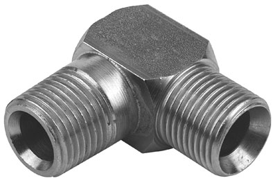 1/4" BSP MALE x 1/4" NPTF MALE ELBOW - XMB04N04