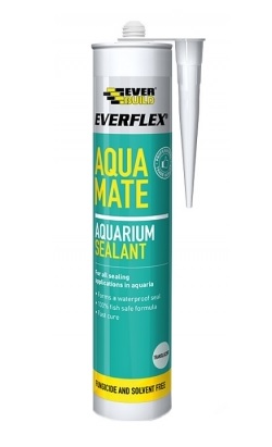 Everbuild Aqua Mate Aquarium Silicone Sealant Clear - AQUATR