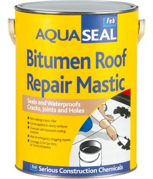 AQUASEAL BITUMEN ROOF MASTIC 5LTR - FBAQBITROOF5