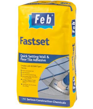 FEB FASTSET TILE ADHESIVE 10KG - FBFASTSET10