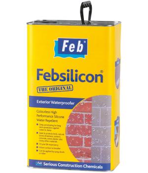 FEBSILICON EXTERIOR WATERPROOFER 5LTR - FBSIL5 - SOLD-OUT!! 