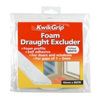 KG FOAM DRAUGHT EXCLUDER WHITE 10MM - KGFDE-10