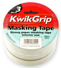 KG MULTI-PACK-3 50MTR MASK TAPE 25MM - KGMT2-P3