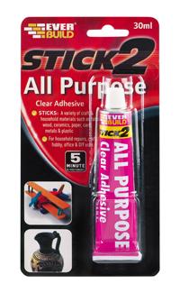 STICK 2 ALL PURPOSE ADHESIVE - S2CLEAR