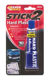 STICK 2 HARD PLASTIC ADHESIVE - S2HARD