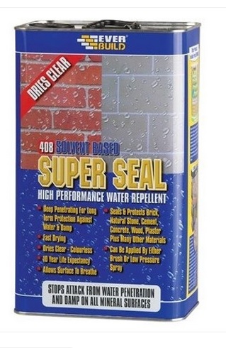 408 Super Seal Clear Exterior Wall Sealer 5LTR - WALLSEAL5