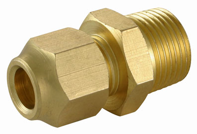 8mm x 1/4" Flared Fitting Coupling - FFS-8-14