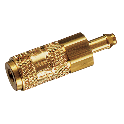 02mm Hosetail Coupling Brass Unplated - 02KATF02MPX 