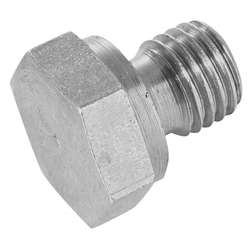 12mm X 1.0mm Metric Solid Steel Plug - 09168 