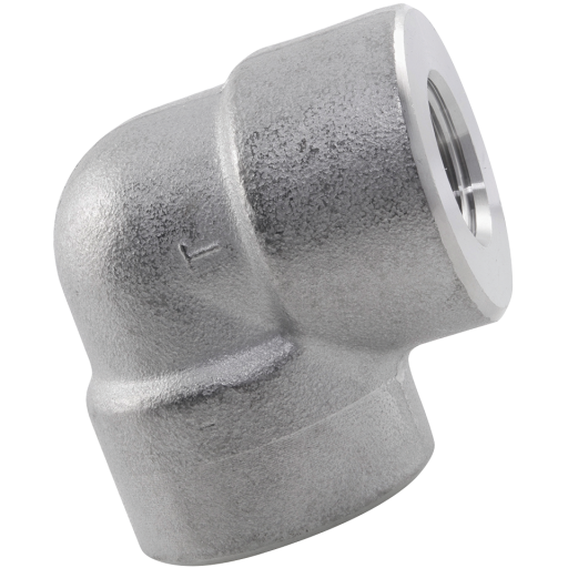 1/4" NPT 90 Female/Female Elbow 3K 316/L - 1012-0001 