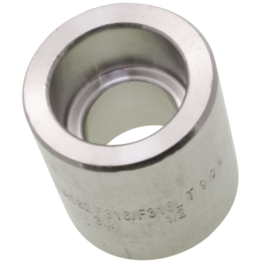 3/8" X 1/4" Socket Weld Reducer Coupling 3K 316L - 1012-0245 