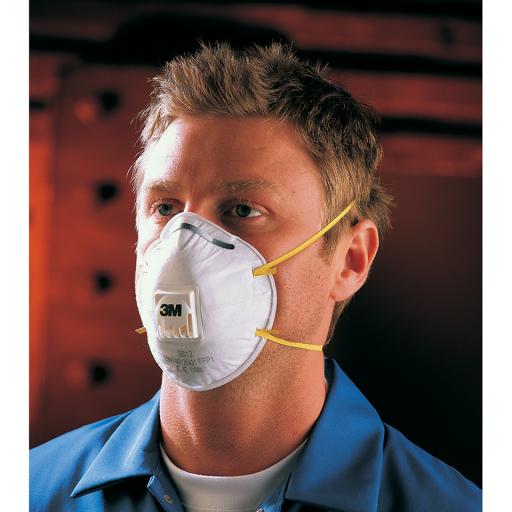 10 3m 8812 FFP1 Valved Dust Respirator - 113200 