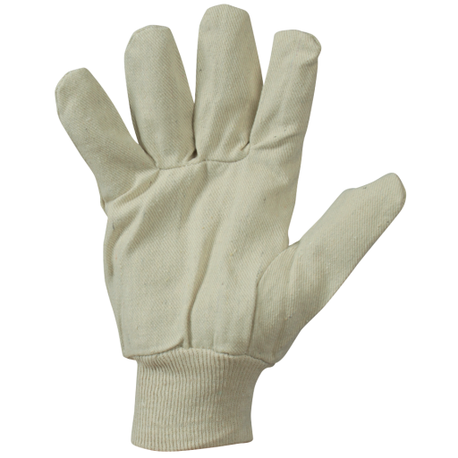 Size 10 Cotton Drill Reversible Gloves - 1233800 