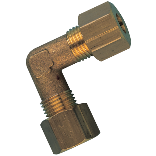 15mm OD Equal Brass Elbow - 13260-15 