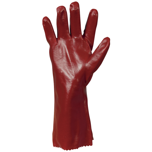Size 9.5 35cm PVC Red Gauntlets - 1351619 