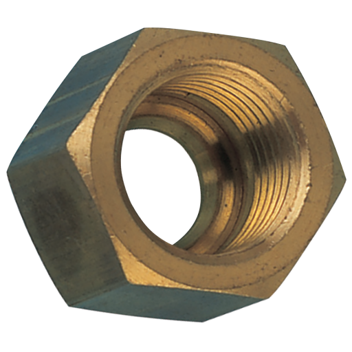 04mm OD Brass Nut X M08x1.0 - 13680-4 