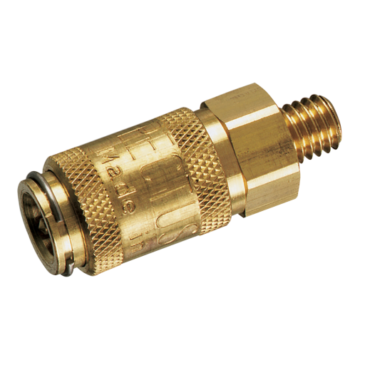 1/8" BSPP Male Coupling DS Brass - 20KBAW10MPX 