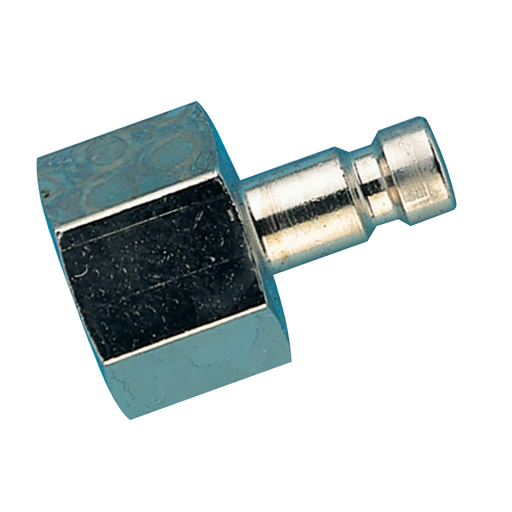 1/8" BSPP Female Plug Brass Nickel - 20SFIW10MXN 