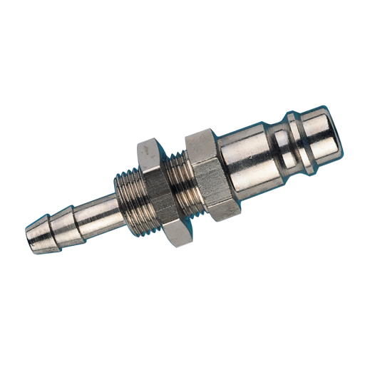 06x04mm OD Hose Pmount Plug Brass Nickel - 25SFTS06MXN 