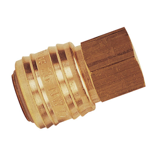 3/8" BSPP Female Coupling Brass - 26KAIW17MPX 