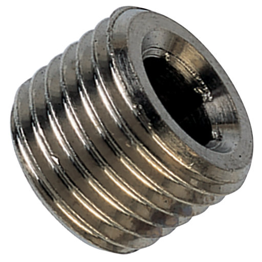 1/2" BSPT Male Plug With Hex. - 3025-1/2 