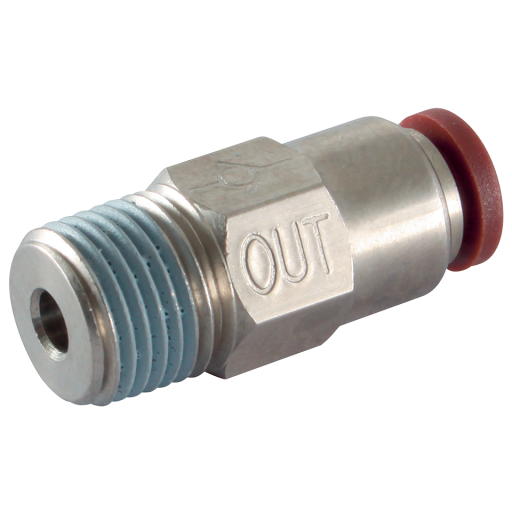 10mm X 3/8" BSPT Check Out Valve - 331.01.10.38 