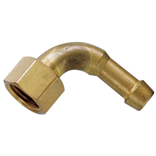 10mm ID X 1/4" BSPP Female Brass 90 Elbow - 628-1310 