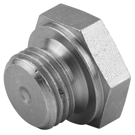 12mm X 1.5mm Male Solid Plug Steel - 6M12 