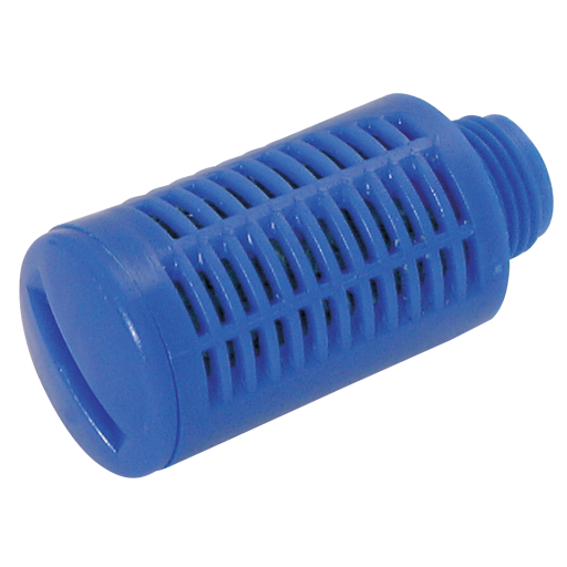 1/8" BSPP Male Acetalic Silencer Blue - 7070-1/8 