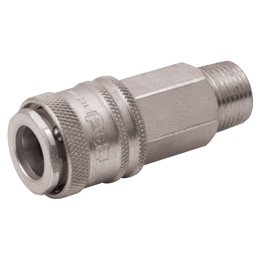 1/4" BSPT Male PCL Series KF Coupling - AC78CM 